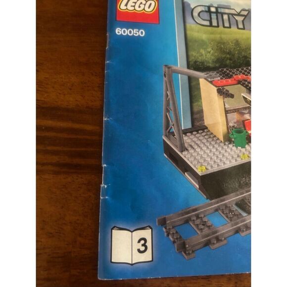 LEGO City Train Station #60050 Instruction Manual Only 1,2,3 (6004) - Picture 10 of 13